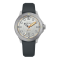 Relógio Circula Watches prata para homens com pulseira de borracha DiveSport Titan - Grey / Hardened Titanium 42MM Automatic