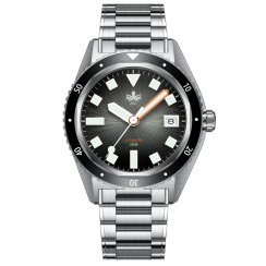 Muški srebrni sat Phoibos Watches s čeličnim remenom Argo PY052C - Automatic 40,5MM