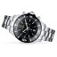 Reloj Davosa plateado para hombre con correa de acero Nautic Star Chronograph - Silver/White 43,5MM