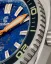 Montre Oceancrawler Watches pour homme en argent avec bracelet en acier Core Diver - Lapis Lazuli Edition 44MM