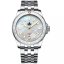 Stříbrné pánské hodinky Phoibos Watches s ocelovým páskem Voyager PY035E - Automatic 39MM