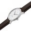 Men's silver About Vintage watch with genuine leather belt Vintage Steel / White 1969 41MM