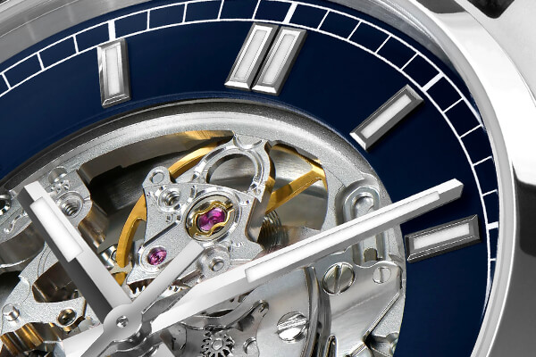 Orologio da uomo Epos colore argento con cinturino in acciaio Passion 3501.135.20.16.30 41MM Automatic