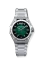 Men's silver Bomberg Watch with steel strap EDGE GREEN 43MM Automatic