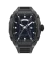 Paul Rich Watch musta miesten kello kuminauhalla Frosted Astro Day & Date Lunar - Black 42,5MM