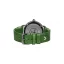Relógio Out Of Order Watches prata para homens com pulseira de couro Firefly 41 Green 41MM