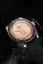 Men's silver Vulcain watch with rubber strap Skindiver Nautique - Salmon Beige Luminova - Rubber 44,5MM Automatic
