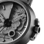 Men's black 22Designstudio Watches with leather strap Black Dragon 45MM Automatic