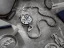Silberne Herrenuhr Bomberg Watches mit Gummiband Racing YAS MARINA White / Grey 45MM