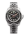 Stříbrné pánské hodinky Momentum s ocelovým páskem Sea Quartz 30 Black 42MM