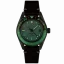 Męski srebrny zegarek Out Of Order Watches ze skórzanym paskiem After 8 GMT 40MM Automatic