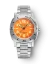 Men's silver Nivada Grenchen watch with rubber steel Orange Depthmaster 14127A20 39MM Automatic