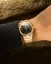 Zlaté pánske hodinky Nivada Grenchen s ocelovým opaskom F77 MARK II GOLD 68028A77 38MM Automatic