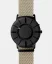 Reloj Eone plata de hombre con correa de nailon Bradley Apex Beige - Silver 40MM