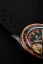 Reloj Nivada Grenchen negro para hombre con correa de caucho Chronoking Mecaquartz Steel Black 87041Q10 38MM