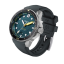 Stříbrné pánské hodinky Circula s gumovým páskem DiveSport Titan - Petrol / Black DLC Titanium 42MM Automatic