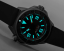 Men's silver Undone Watch with rubber strap Aquadeep - Signal Black 43MM Automatic