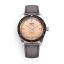 Silberne Herrenuhr Vulcain mit Lederband Skindiver Nautique - Brown - GREY 44,5MM Automatic
