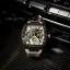 Men's black Ralph Christian watch with a rubber band The Intrepid Sport Carbon Fiber - Ivory Slate 42,5MM