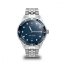 Men's silver About Vintage watch with steel strap At´sea Steel / Blue 1926 39MM