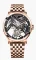 Zlaté pánske hodinky Agelocer Watches s ocelovým pásikom Tourbillon Series Gold / Black 40MM