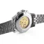 Men's silver Louis XVI watch with steel strap Majesté Iced Out Rainbow - Silver 43MM