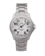 Strieborné pánske hodinky Momentum Watches s ocelovým pásikom Atlas Eclipse Solar White 38MM