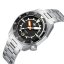 Men's silver Phoibos watch with steel strap Depth Hunter 300M PY060C Automatic 40MM