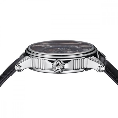 Relógio masculino Epos na cor prata com pulseira de couro Verso 3435.313.20.16.25 43,5MM Automatic