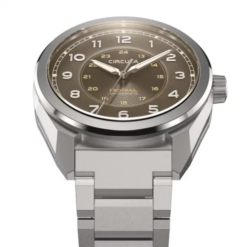 Stříbrné pánské hodinky Circula s ocelovým páskem ProTrail - Umbra 40MM Automatic