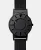 Men's black Eone watch with steel strap Bradley Mesh - Black 40MM