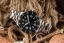 Miesten hopeinen NTH Watches -kello teräshihnalla 2K1 Subs Swiftsure No Date - Black Automatic 43,7MM