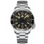 Stříbrné pánské hodinky Phoibos Watches s ocelovým páskem Apollo PY056C - Automatic 39MM