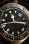 Relógio Nivada Grenchen pulseira de ouro com pulseira de couro para homens Depthmaster Bronze 14123A16 Black Leather 39MM Automatic