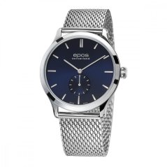 Stříbrné pánské hodinky Epos s ocelovým páskem Originale 3408.208.20.16.30 39MM Automatic