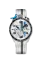 Strieborné pánske hodinky Bomberg Watches s gumovým pásikom Racing YAS MARINA White / Grey 45MM