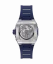 Paul Rich Watch hopea miesten kello kuminauhalla Frosted Astro Skeleton Lunar - Silver / Blue 42,5MM Automatic