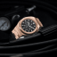 Reloj Paul Rich de oro rosa para hombre con correa de acero Motorsport - Rose Gold Steel 45MM