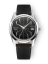 Męski srebrny zegarek Nivada Grenchen ze skórzanym paskiem Antarctic Spider 35011M17 35M