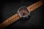 Relógio Straton Watches prata para homens com pulseira de couro Speciale All Brown 42MM