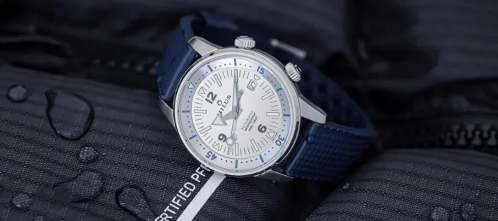 Stříbrné pánské hodinky Milus s gumovým páskem Archimèdes by Milus Silver Storm 41MM Automatic