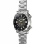 Montre Circula Watches pour homme de couleur argent avec bracelet en acier SuperSport - Black 40MM Automatic