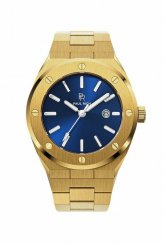 Men's Paul Rich gold watch with steel strap Royal Touch 42MM