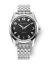 Relógio Nivada Grenchen prata para homens com pulseira de aço Antarctic 35002M12 35MM