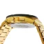 Montre Louis XVI pour homme de couleur or avec bracelet en acier Frosted Le Monarque 1211 - Gold 42MM