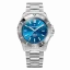 Montre homme Venezianico en argent avec un bracelet en acier Nereide Tungsteno 4521501C Blue 42MM Automatic