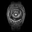 Reloj negro Tsar Bomba Watch de hombre con goma TB8213 - All Black Automatic 44MM