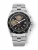Men's silver Nivada Grenchen watch with steel strap CHRONOSPORT Mesh 38MM Automatic