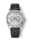 Męski srebrny zegarek Nivada Grenchen ze skórzanym paskiem Antarctic Spider 32023A10 38MM Automatic