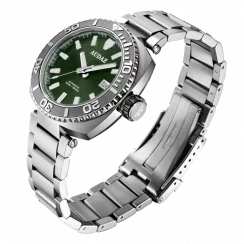 Stříbrné pánské hodinky Audaz Watches s ocelovým páskem King Ray ADZ-3040-04 - Automatic 42MM